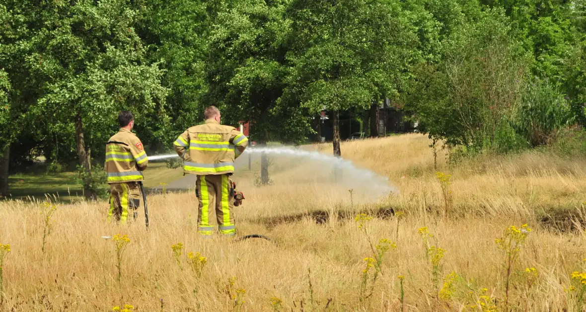 Voorbijrijdende brandweer ontdekt heidebrand - Foto 4