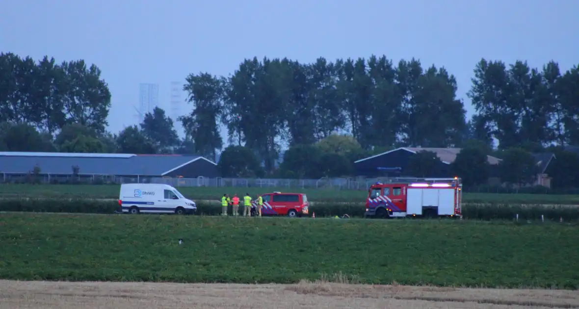 Wegafsluiting vanwege lekkage in gastranportleiding