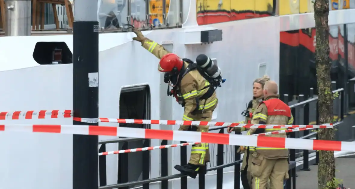 Cruiseschip ontruimd vanwege brand