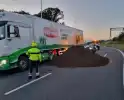 Lange files door dumping op snelwegen