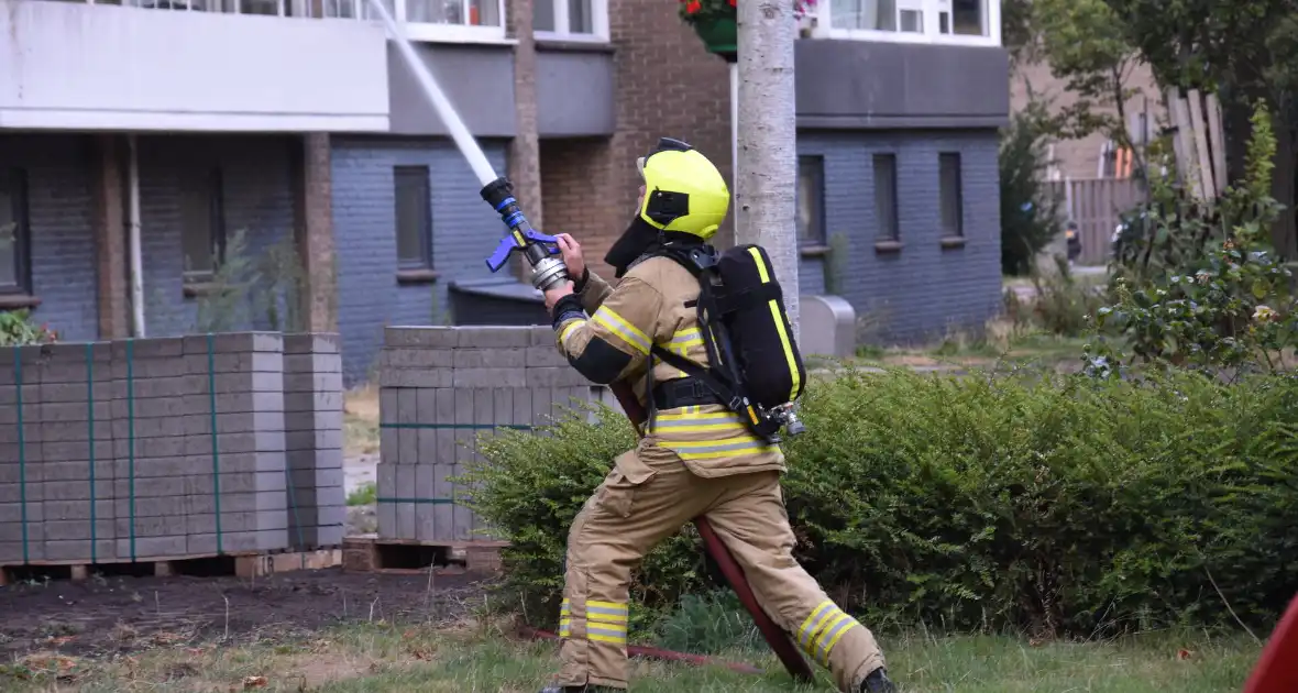 Ontruiming bij brand in flat - Foto 2