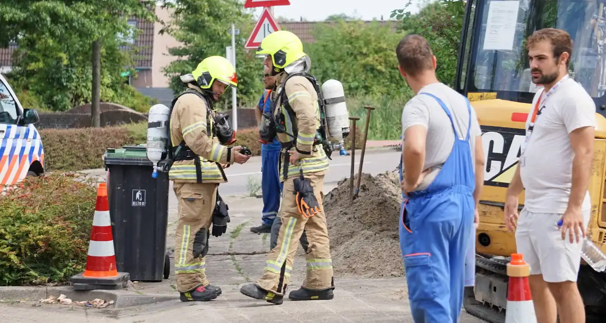 Gaslek door graafwerkzaamheden in De Kooistee - Foto 2
