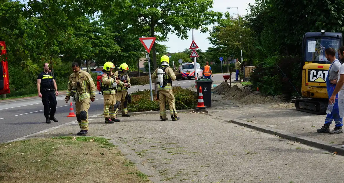 Gaslek door graafwerkzaamheden in De Kooistee - Foto 3