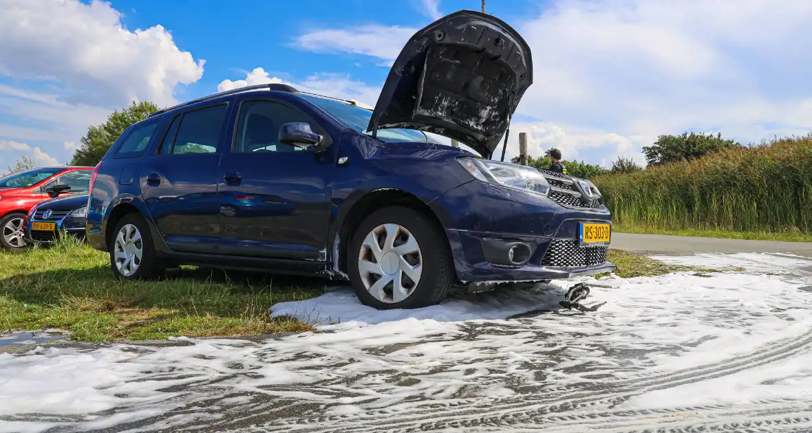 Gestolen auto vliegt in brand - Foto 5