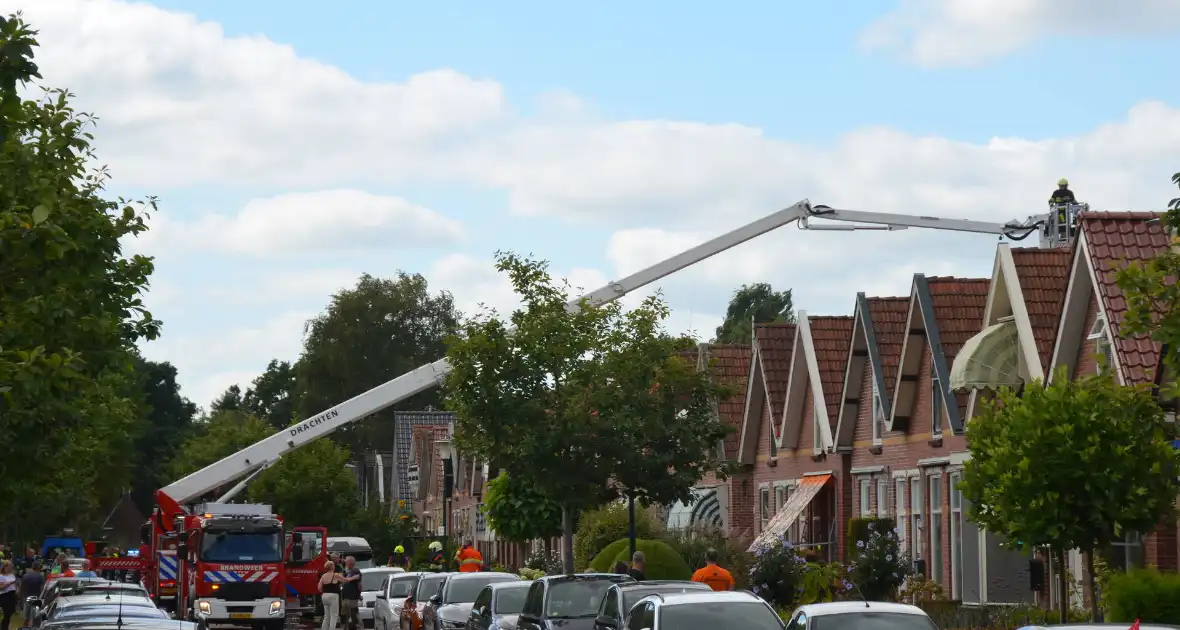 NL-Alert uitgegeven na brand in schuur - Foto 1