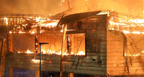 Wegrestaurant Onderweg verwoest door uitslaande brand