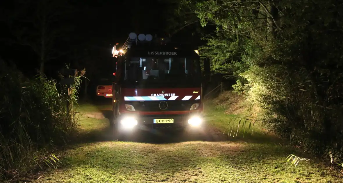 Recreatiewoning gaat in vlammen op - Foto 1