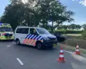 Auto in greppel na ongeval