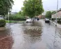 Grote overlast door zware regenval