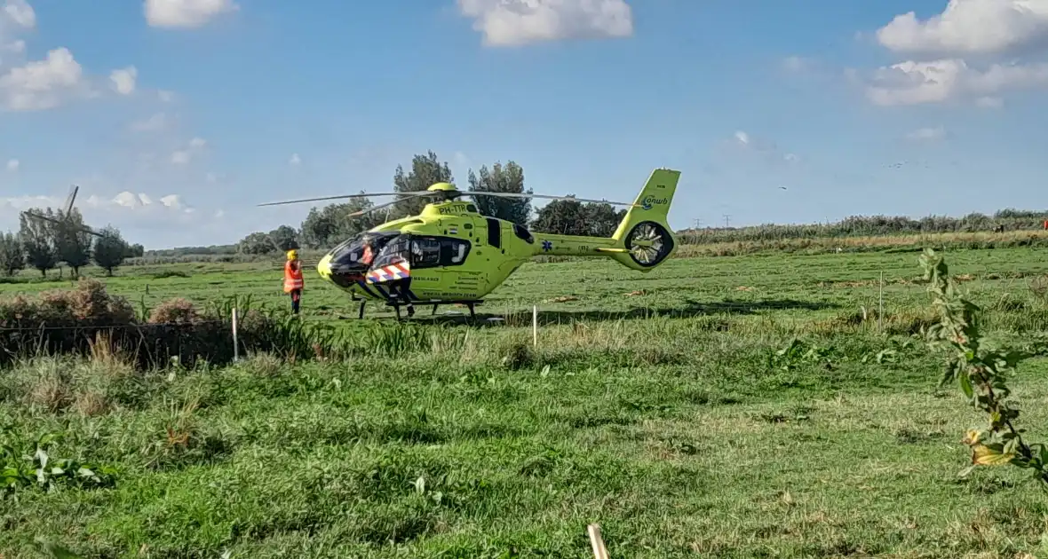 Traumahelikopter ingezet in woonwijk