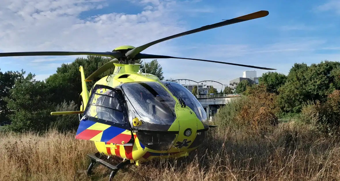 Traumahelikopter ingezet bij ernsig verkeersongeval