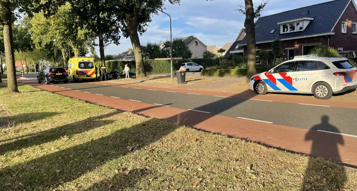 Motorrijder gecontroleerd na harde val - Foto 1