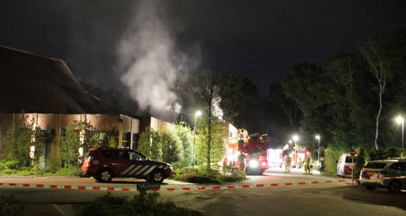 Flinke rookontwikkeling bij brand in crematorium