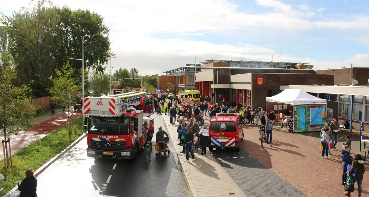 Grote drukte bij open dag van brandweer