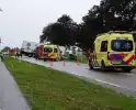 Automobilist zwaargewond na frontale aanrijding met vrachtwagen