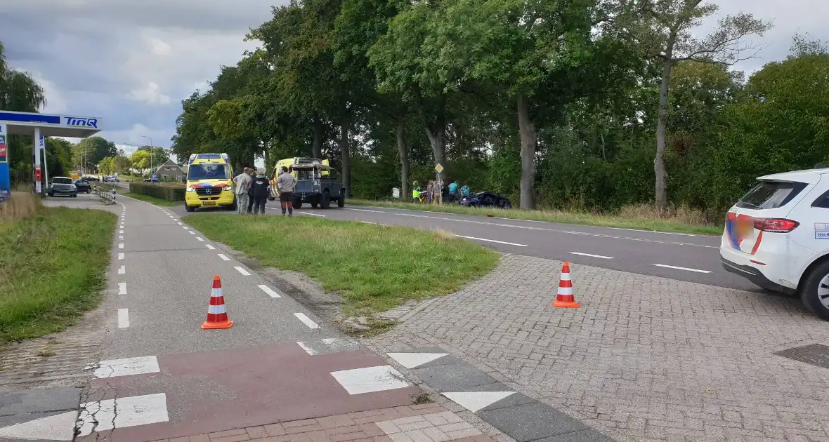 Schade en gewonde na aanrijding