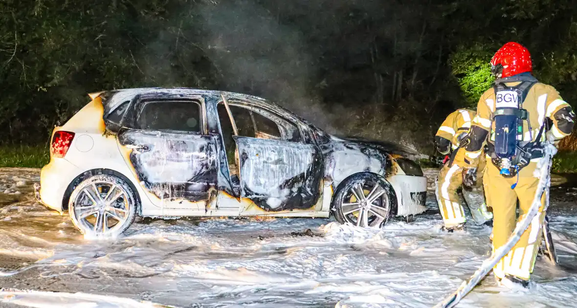 Personenwagen verwoest vanwege brand - Foto 7
