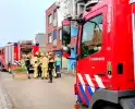 Bankstel in woning vliegt in brand