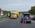 Snelweg deels afgesloten door botsing