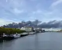 Grote brand in België zorgt voor rookwolken boven Maastricht