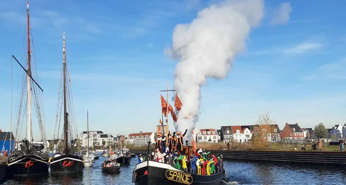 Grote drukte bij Sinterklaas intocht