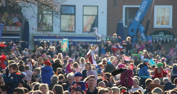 Sinterklaas komt aan in Nederland