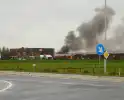 Zeer grote brand in loods