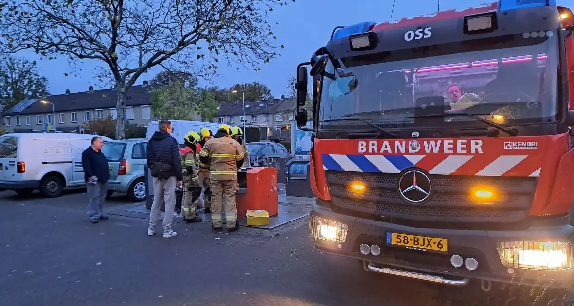 Containerbrand snel onder controle - Foto 1