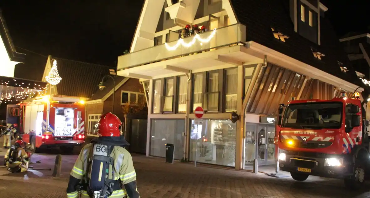 Flinke brand in schoorsteen van woning