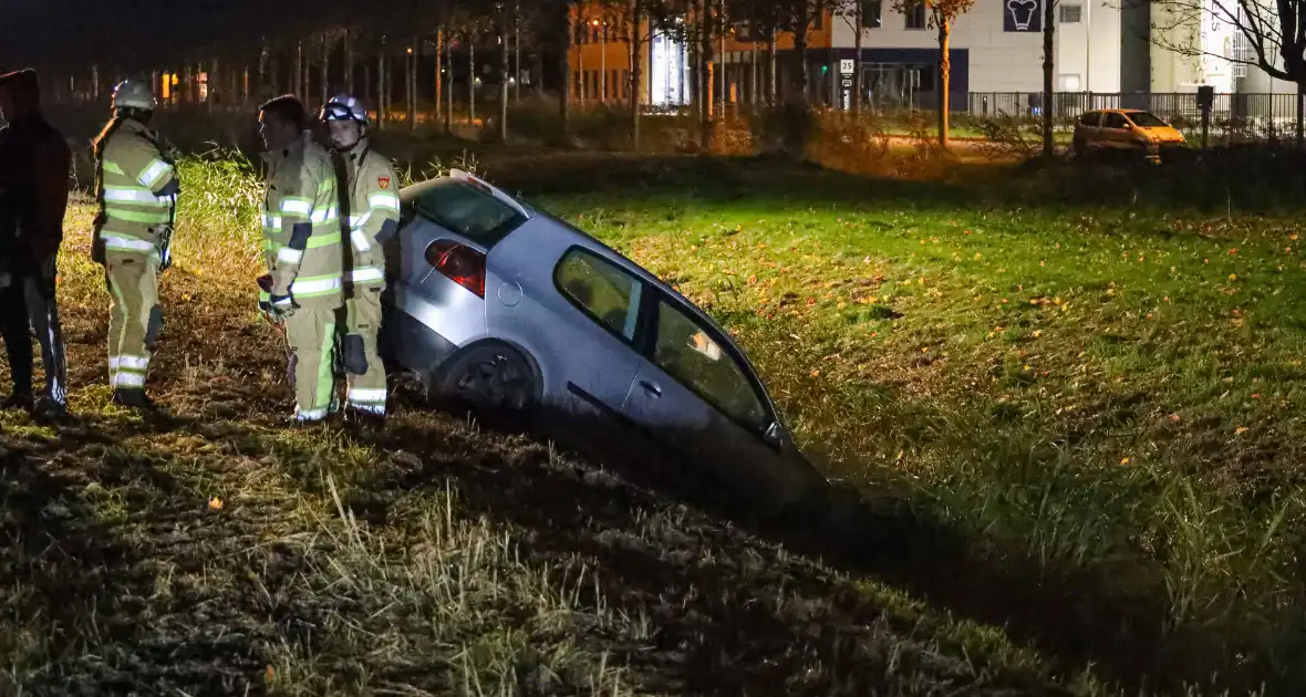 Auto in de sloot wie is de bestuurder