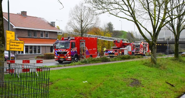 Schoorsteenbrand lastig te bestrijden