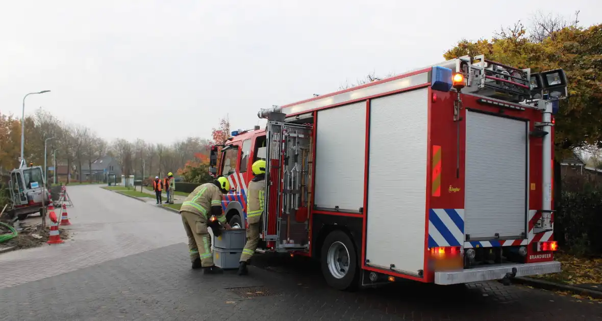 Gaslek bij aanleggen glasvezel - Foto 2