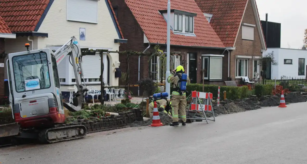 Gaslek bij aanleggen glasvezel - Foto 4