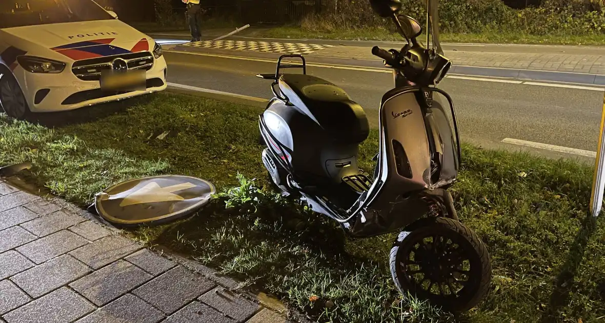 Scooterrijder gewond na eenzijdig ongeval