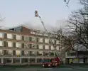 Grote uitslaande brand bij AZC