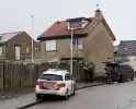 Straat groots afgezet vanwege inzet arrestatieteam