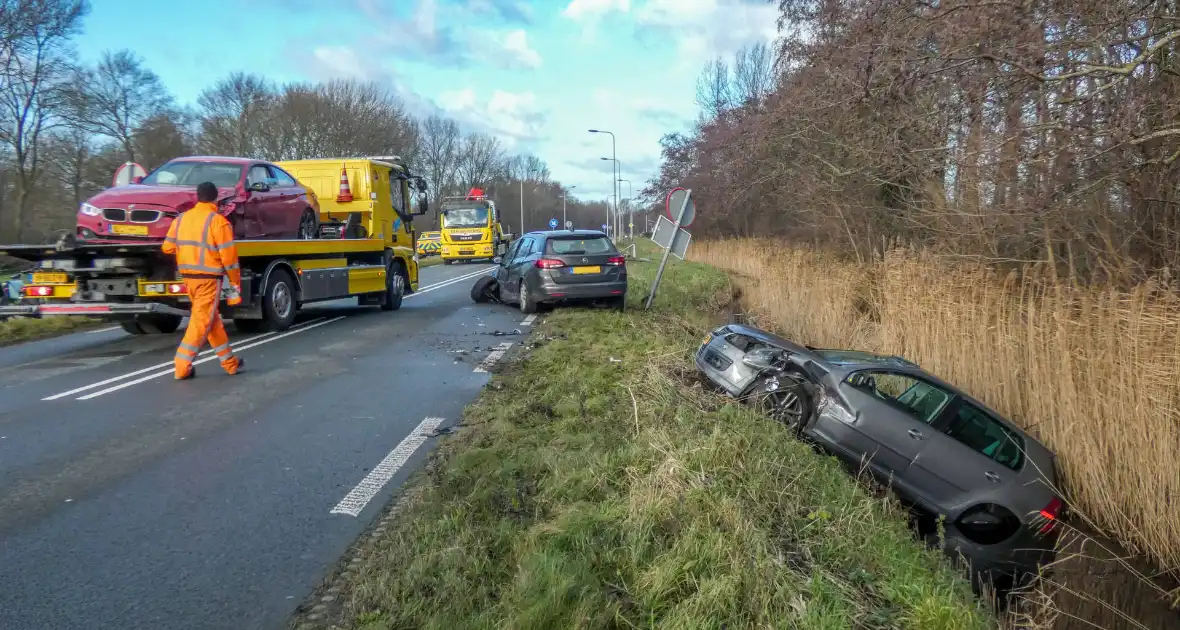 Gewonden bij zwaar ongeval op provincialeweg - Foto 2