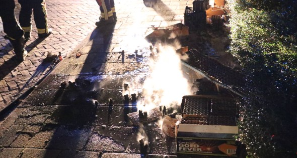 Brand in wielkast van bestelbus - Afbeelding 4