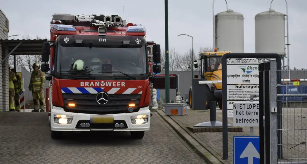 Chemische reactie op gemeentewerf