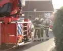 Brandweer controleert woning na melding schoorsteenbrand