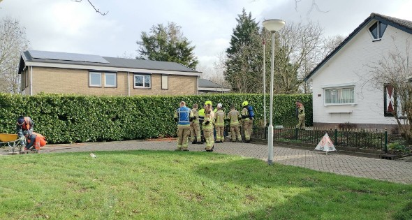 Gasleiding geraakt bij aanleg glasvezelkabel