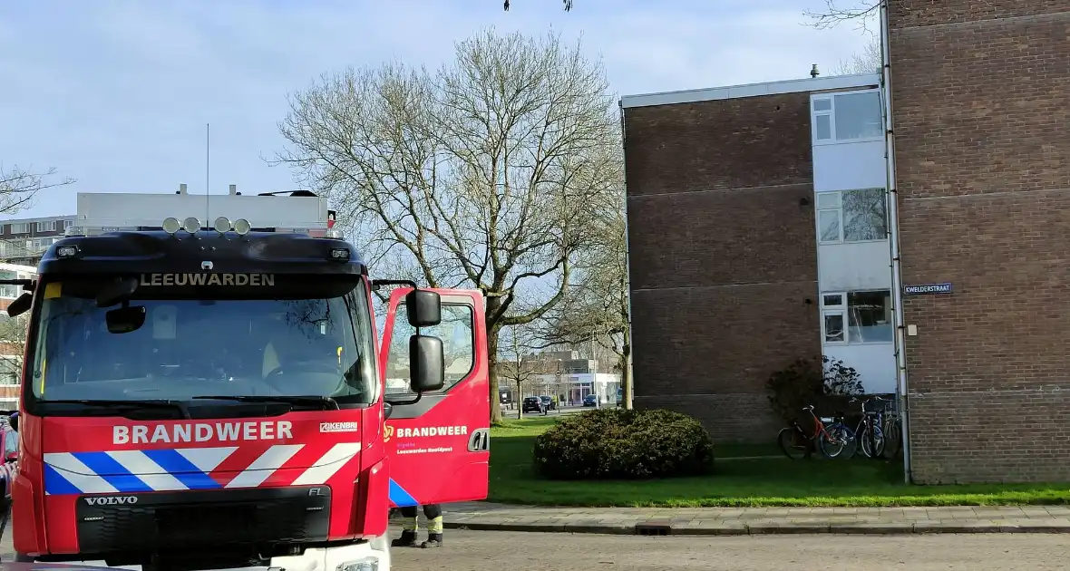 Gaslekkage bij meterkast van flatgebouw - Foto 2