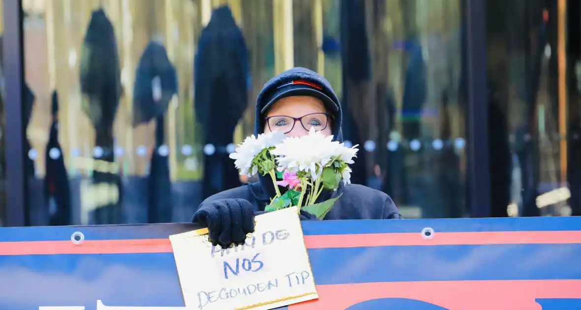 Demonstratie bij Mediapark in Hilversum - Foto 12