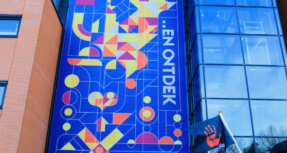 Demonstratie bij Mediapark in Hilversum - Afbeelding 25