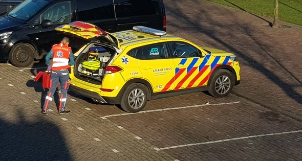 Ongeval nabij bedrijfspand - Afbeelding 1