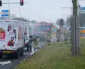 Bezorgwagen PicNic vliegt in brand
