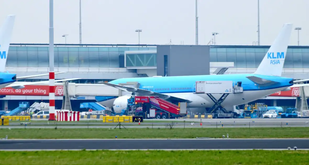 Brand aan boord van KLM-vliegtuig