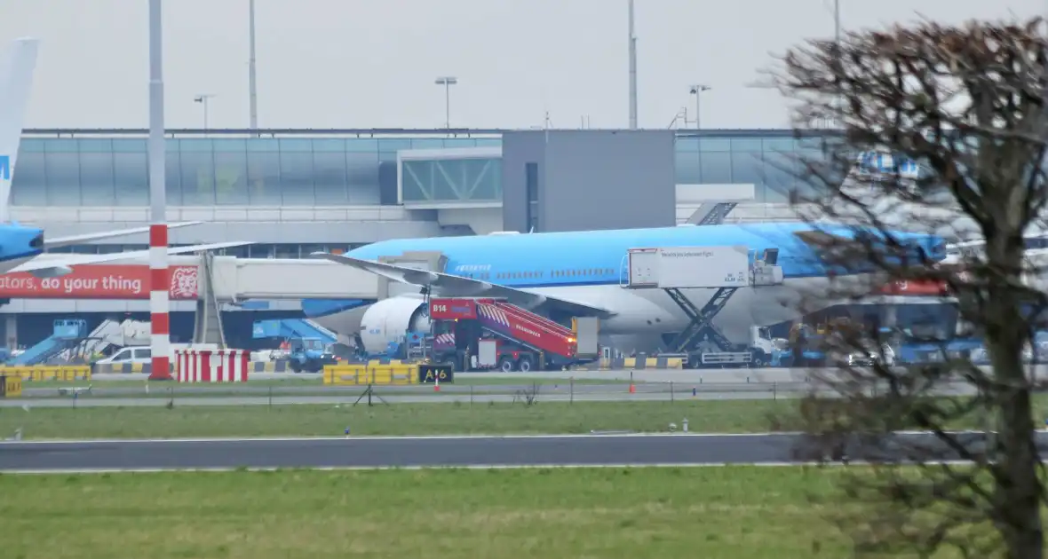 Brand aan boord van KLM-vliegtuig - Foto 2
