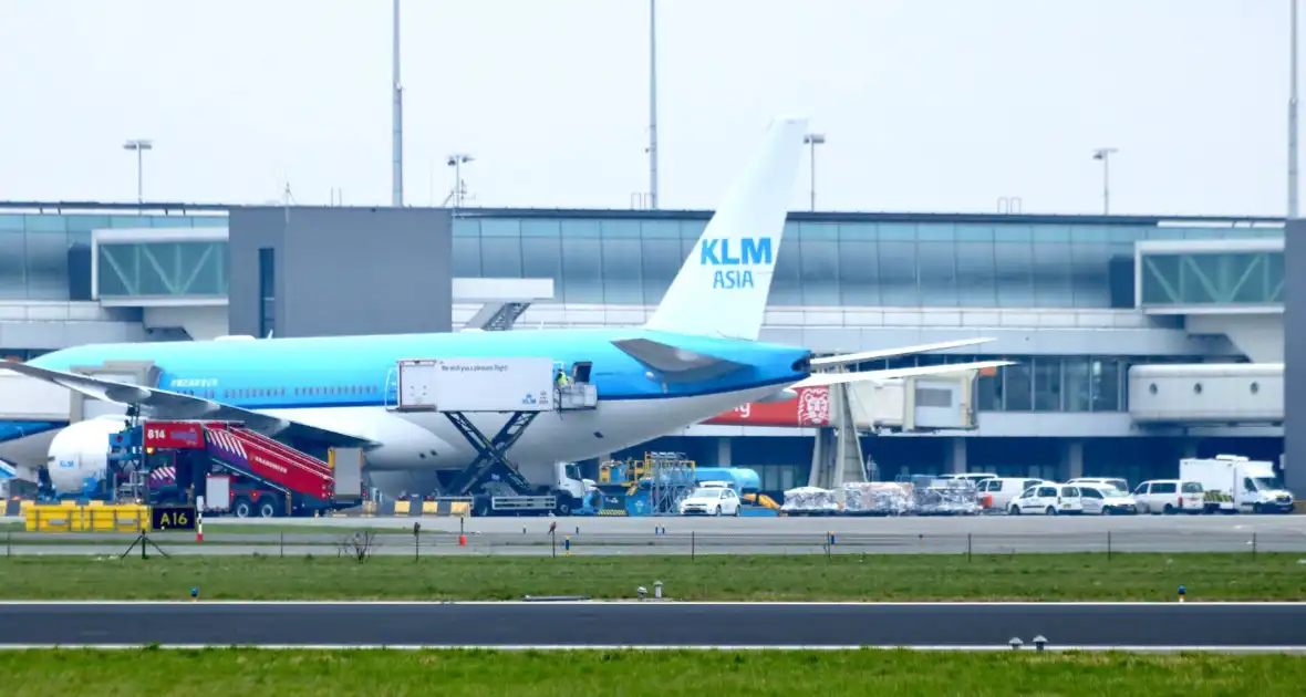 Brand aan boord van KLM-vliegtuig - Foto 5