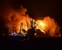 Boerderij en schuur verwoest door brand